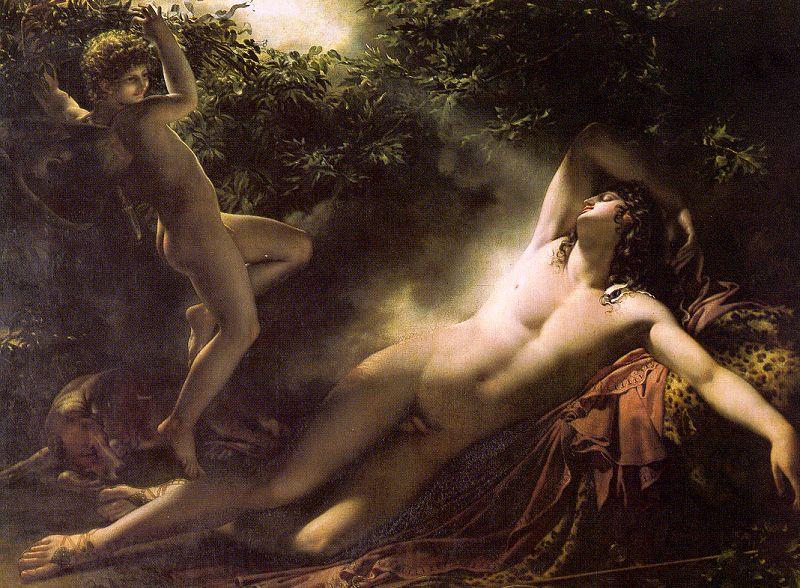 Anne-Louis Girodet-Trioson Endymion Asleep Spain oil painting art